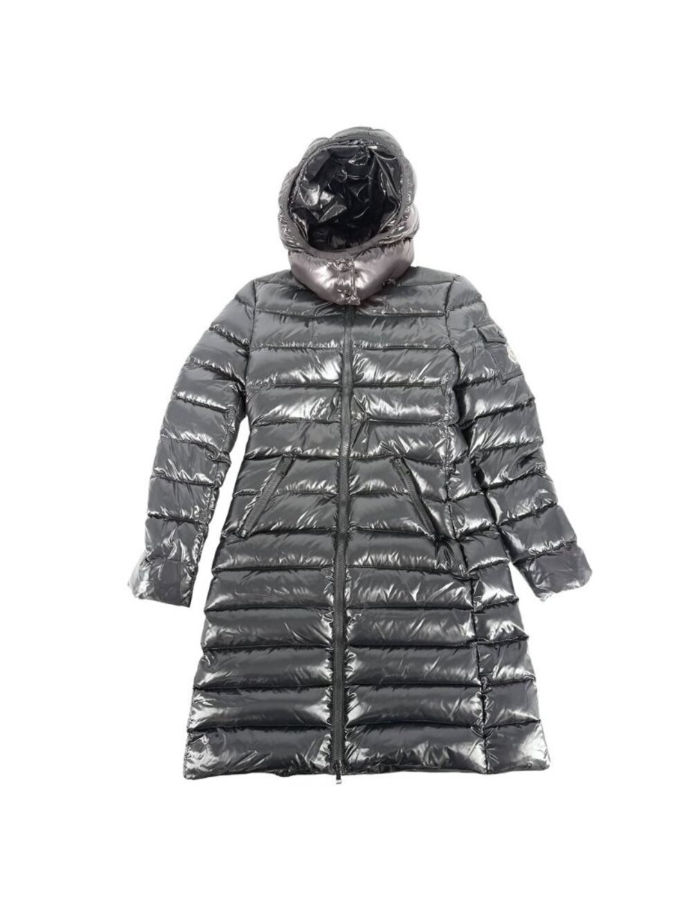 Moncler Down Jacket Moka Giubbotto Coat Long Black Nylon Winter